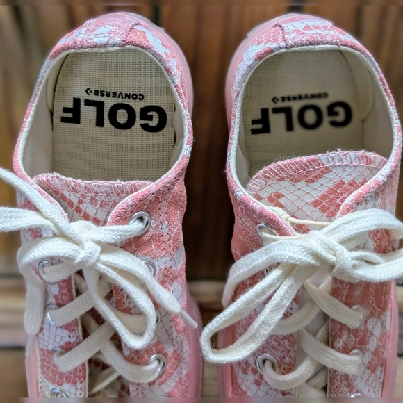Converse The Golf Wang, NIB Pink Python Sz W6 / M4 - Picture 10 of 12